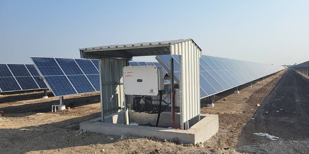 Solar Panel and Inverter Wallpaper